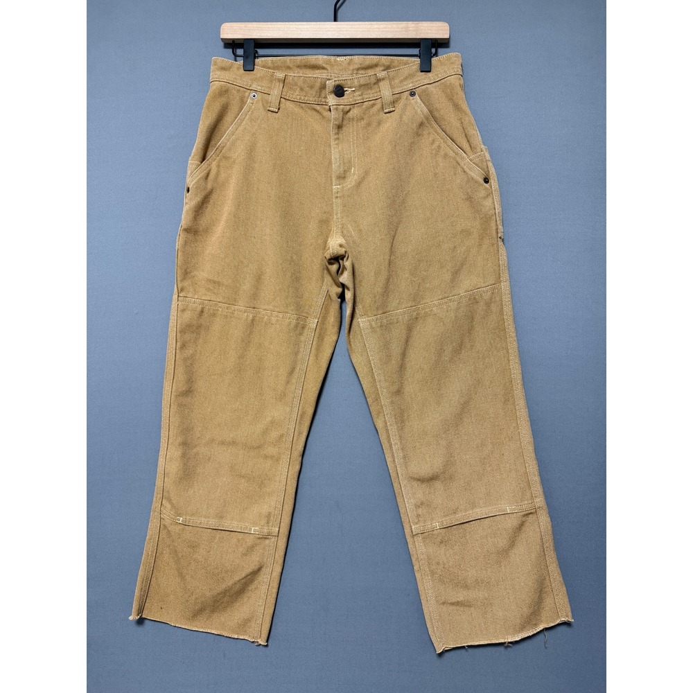 Patagonia Double Knee Pants Womens 6 Brown Iron Forge Hemp Cinch Back Workwear